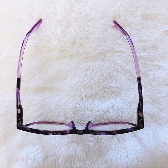 Eli Light Purple & Black Two Tone Reader Glasses - Picture 8 of 13